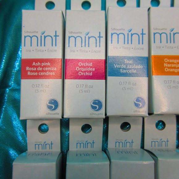 Silhouette Mint Stamp Maker Refill Inks All 18 Colors LOT - Picture 2 of 7